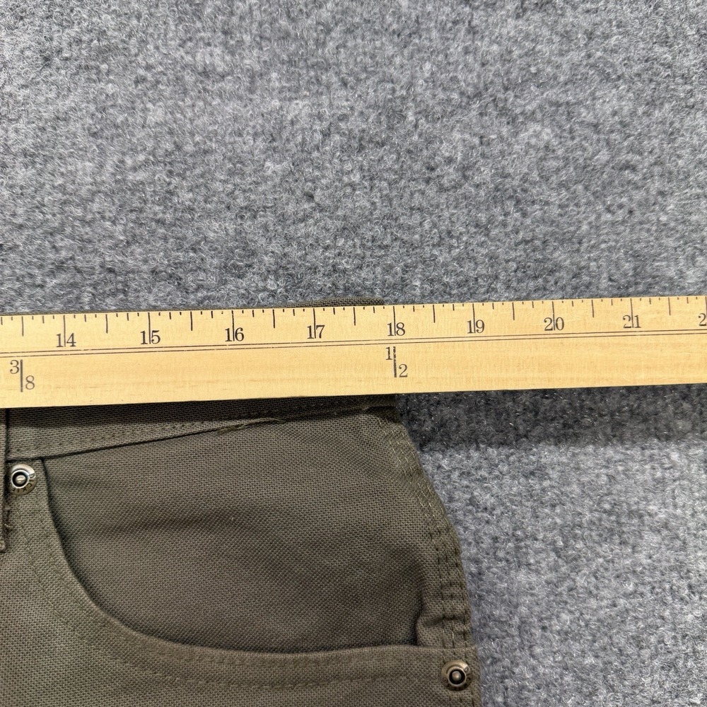 Dickies Carpenter Pants Men's Olive Green Vintage Y2K Workwear Distressed 34x32 - Picture 3 of 6